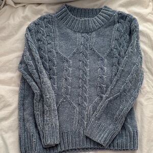 Jessica Simpson Blue Textured Sweater